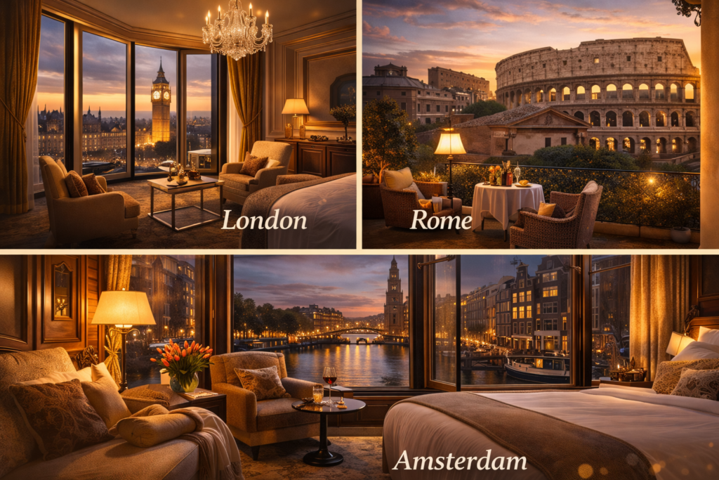 luxury hotels in Europe